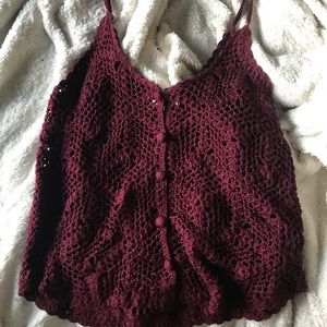 Crochet tank top/vest